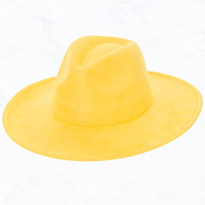 Suede Fedora Hat (14 Colors)