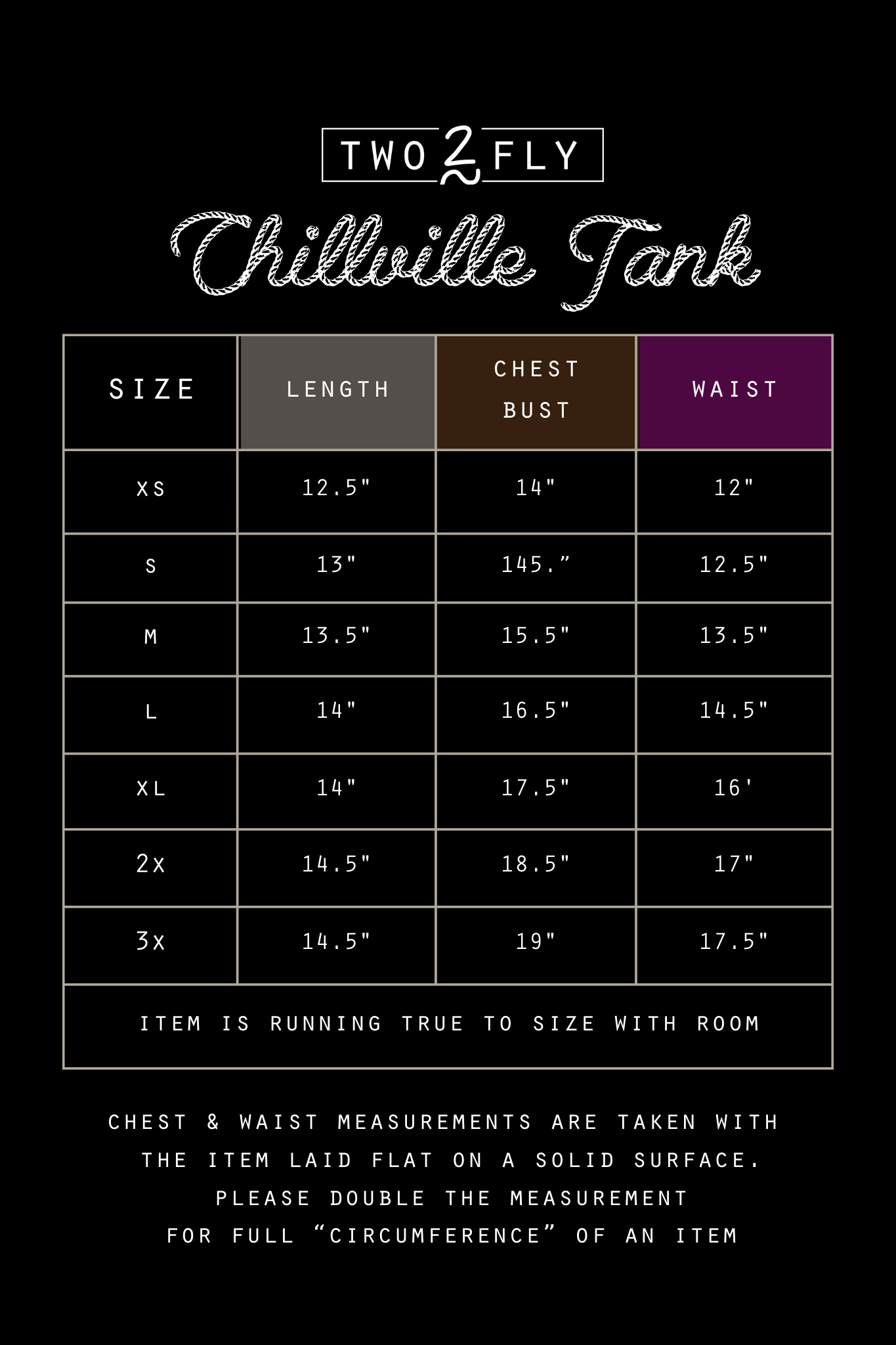 CHILLVILLE TANK