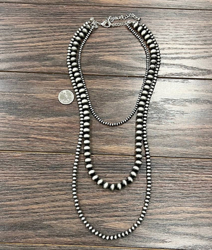 738202, Handmade Navajo Bead Necklace