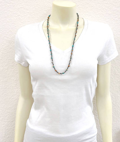 739088, Handmade Navajo Gemstone Necklace