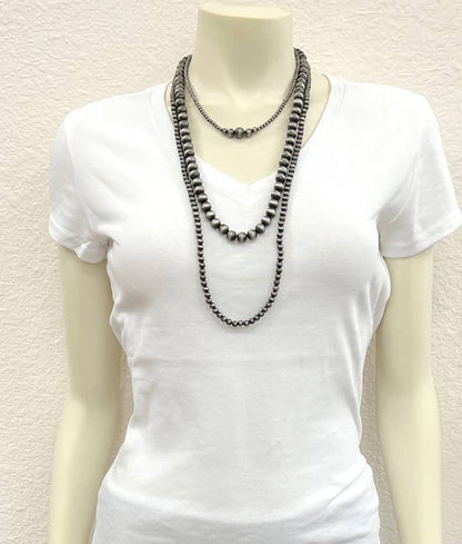 Handmade 30" Navajo Bead Necklace