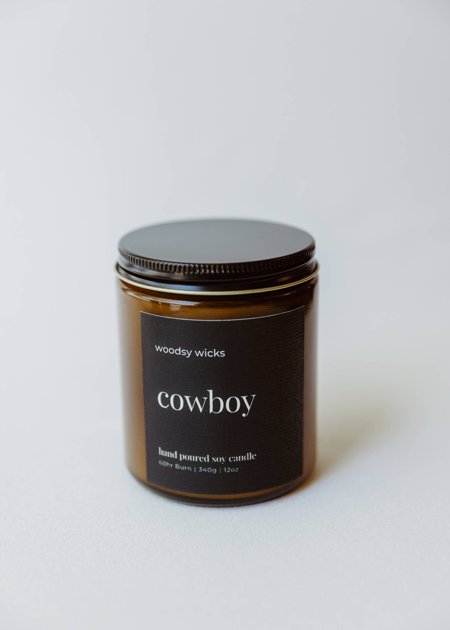 Cowboy Scented Cotton Wick Candle