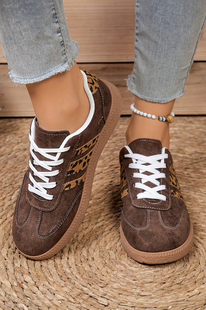 Leopard Patchwork Shoes