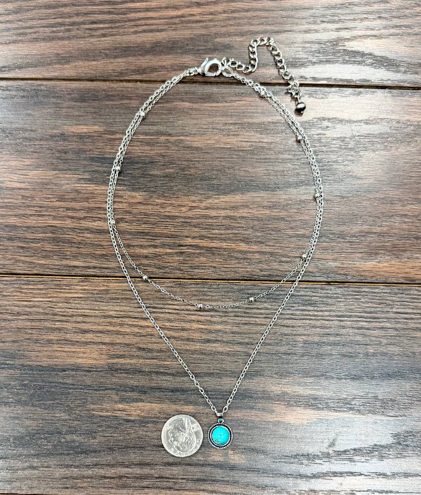Turquoise Strand Necklace