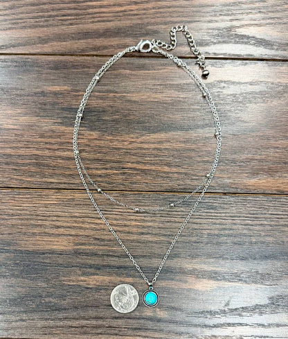 Turquoise Strand Necklace