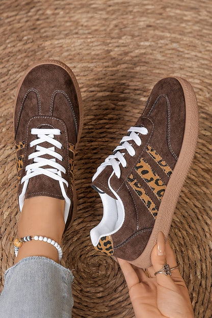 Leopard Patchwork Shoes
