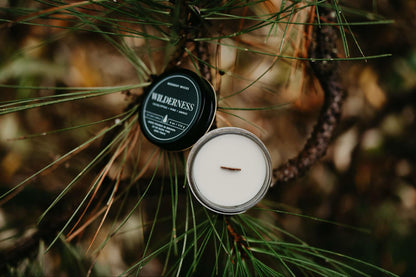 Tree Scented Wood Wick Candle