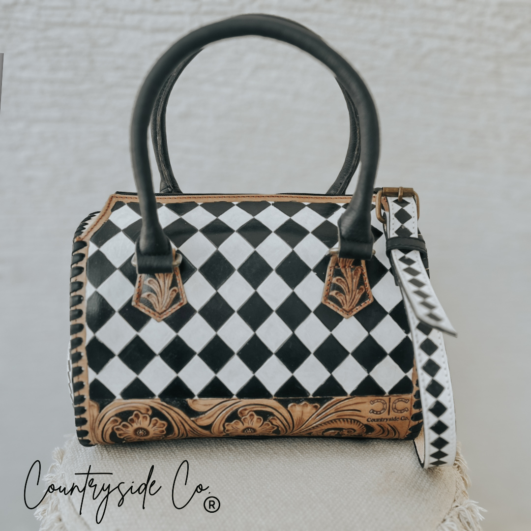 Aspen Tooled Leather Bag