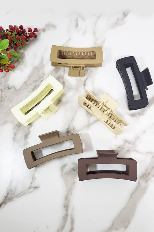 Large Matte Claw Clip