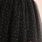 Elastic Waist Tulle Mesh Mini Skirt