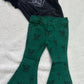 Green Highland Cow Jeans