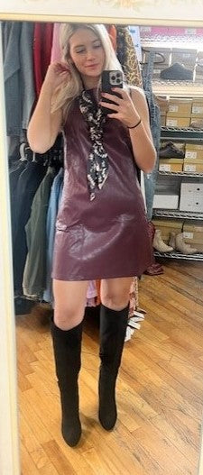 Suede Knee-High Boots