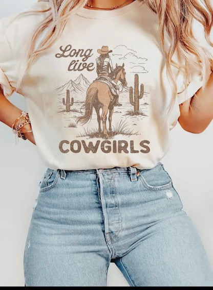 Long Live Cowgirls T Shirt