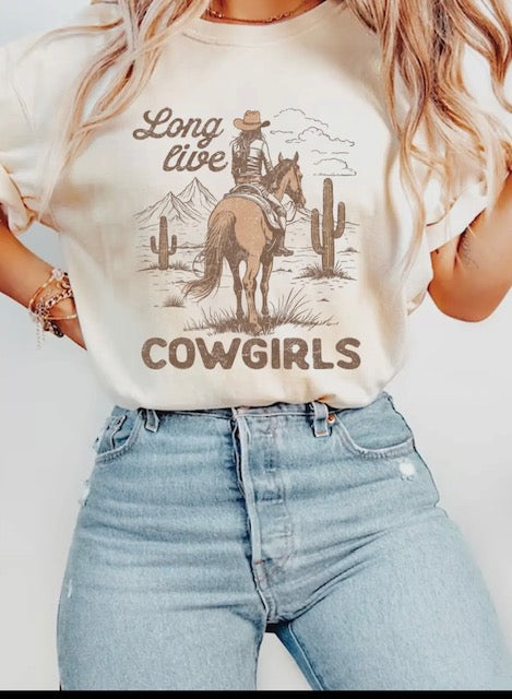 Long Live Cowgirls T Shirt