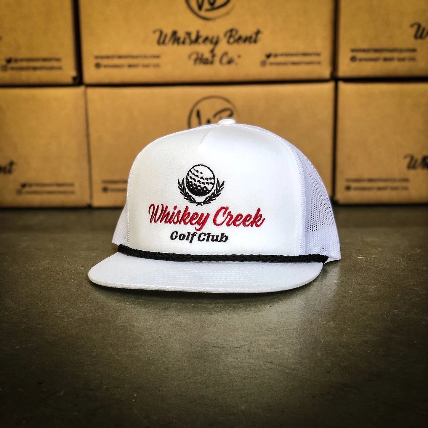 Whiskey Creek Hat - White