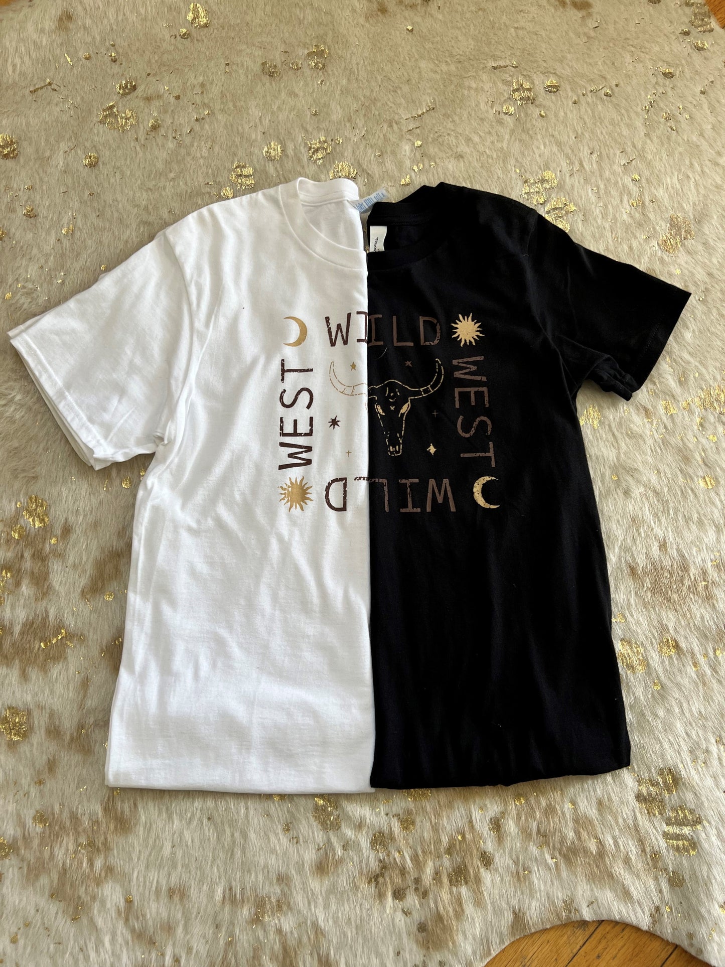 Wild West Kids Tee Black - Youth X-Large