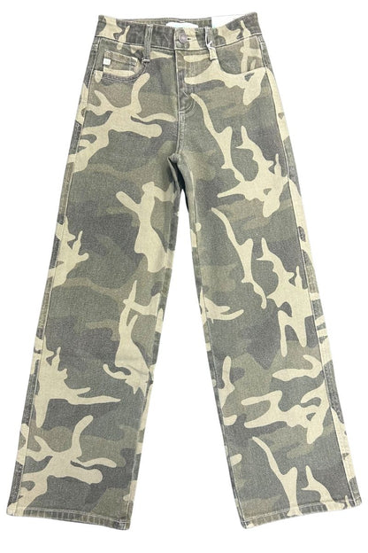Ava..Camo Wide Leg