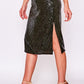 Black Sequin Skirt