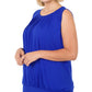Plus Size Pleated Tank Top (Multiple)