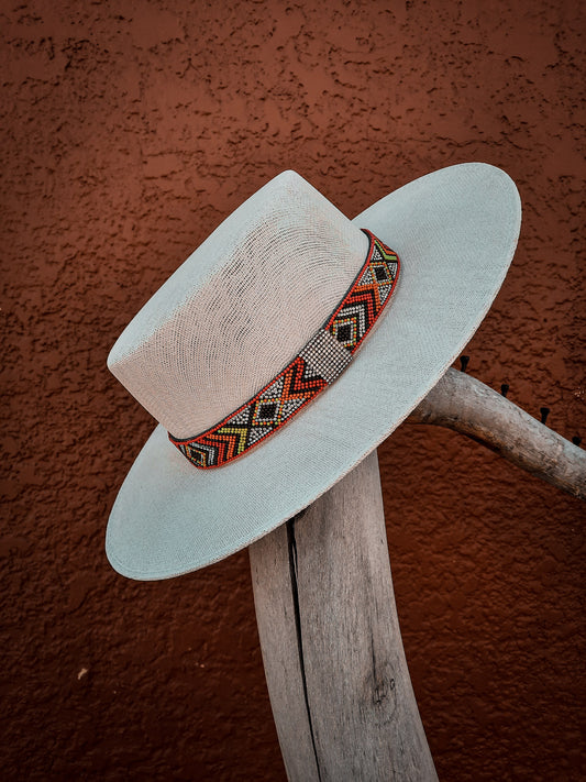 White Straw Hat