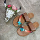Aztec Stripe Sandals