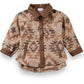 FAUX LEATHER TRIM SHACKET
