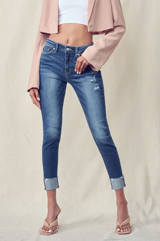 Ava Cropped Skinny Jeans