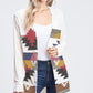 Ivory Diamond Ribbed Cardigan 2