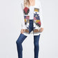 Ivory Diamond Ribbed Cardigan 2