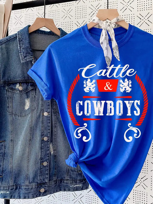 Cattle and Cowboys Graphic Tee