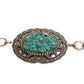 Western Style Silver Chain belt with chip stones