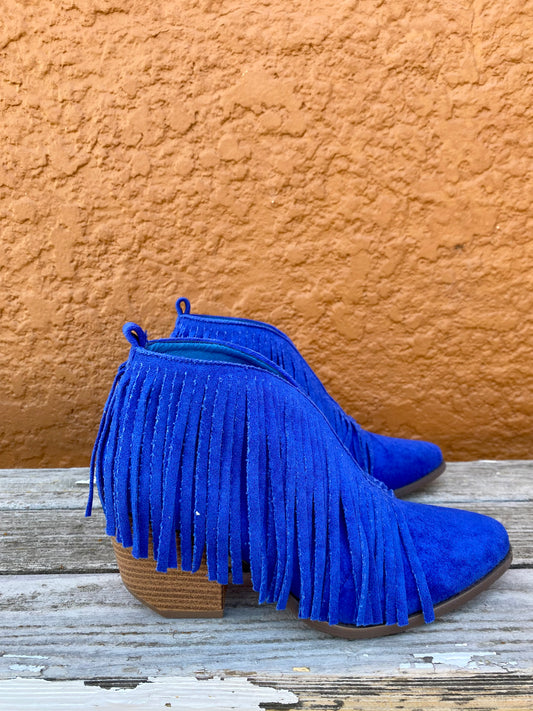 Fringe Ankle Booties