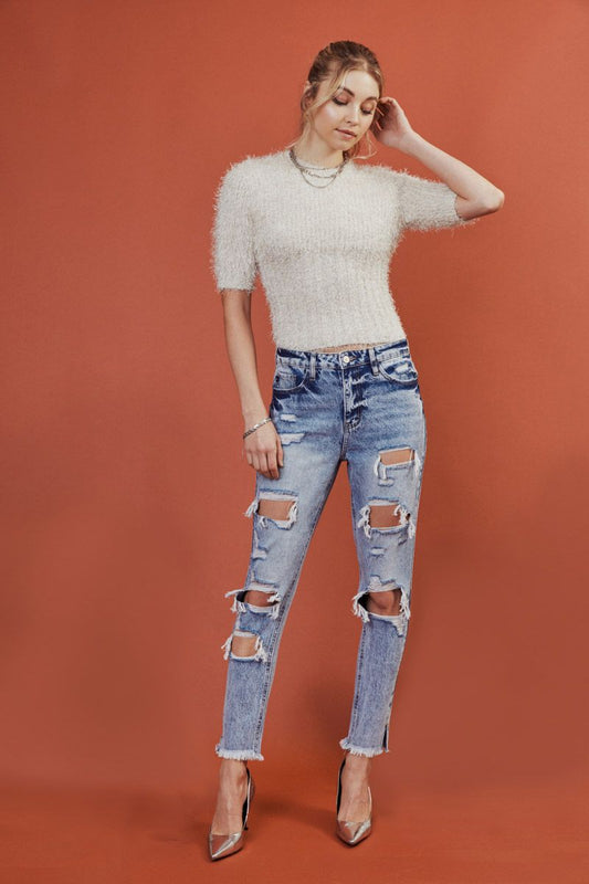 Melody Mom Jeans