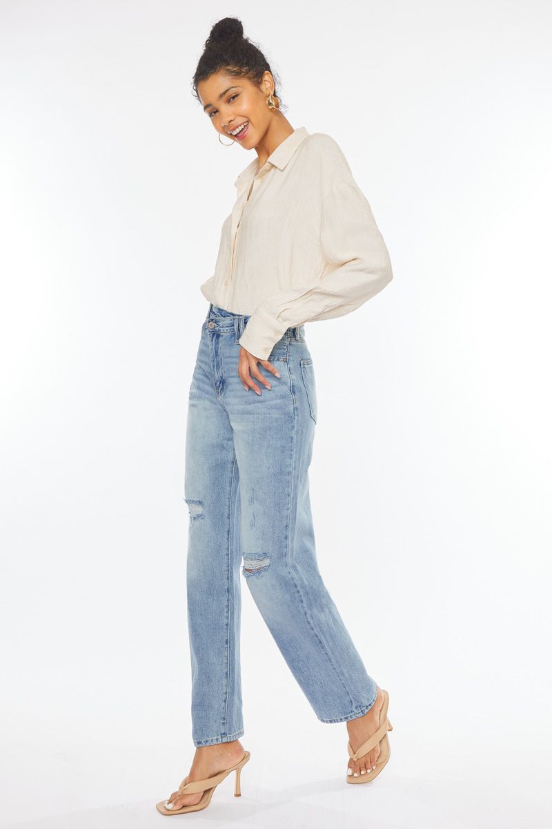 90's Cross Waist Jeans