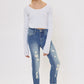 Girls Distressed Skinny Jeans