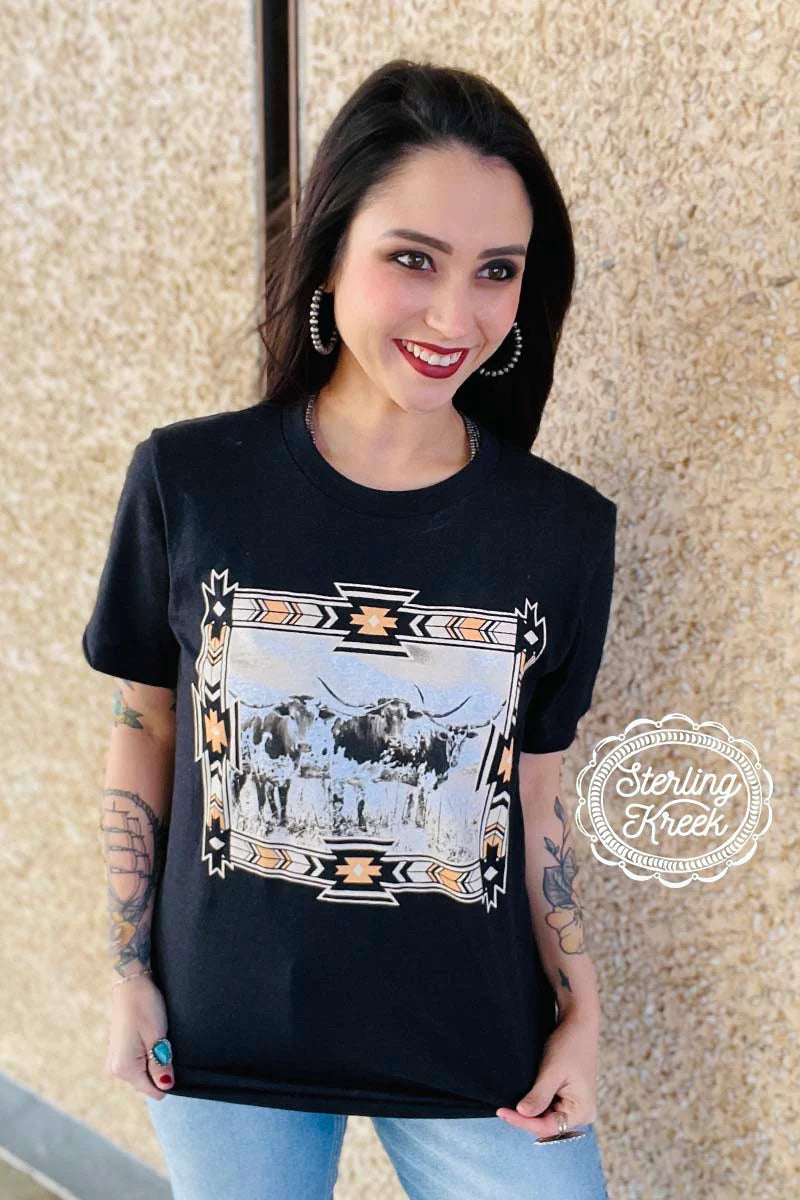 Love and Longhorns Graphic Tee