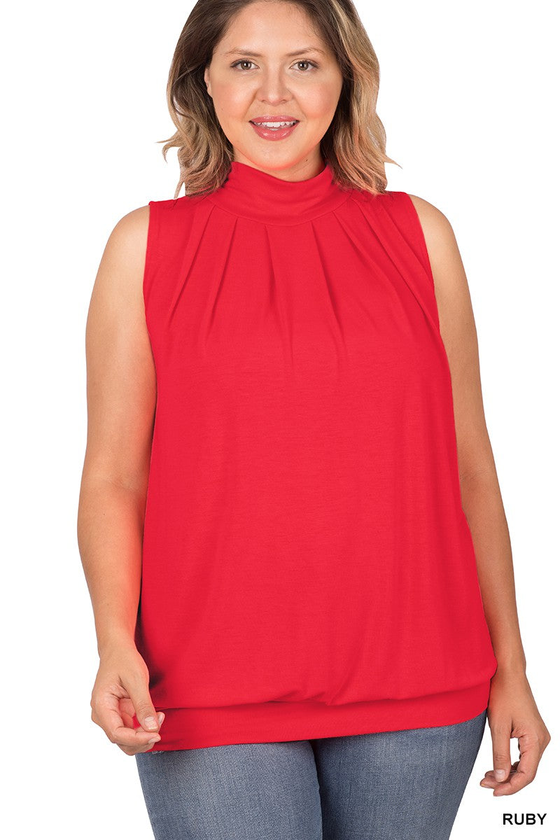 Plus High Neck Tank (Multiple Colors)
